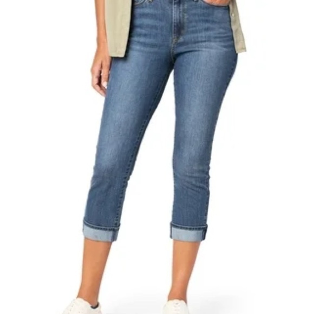 Signature by Levi Strauss Blue Ankle Cropped Jeans